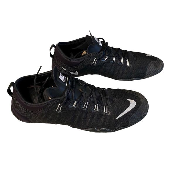 Nike Free 1.0 Cross Bionic Women's 9 Black Barefoot Running Training Shoes - Picture 4 of 9